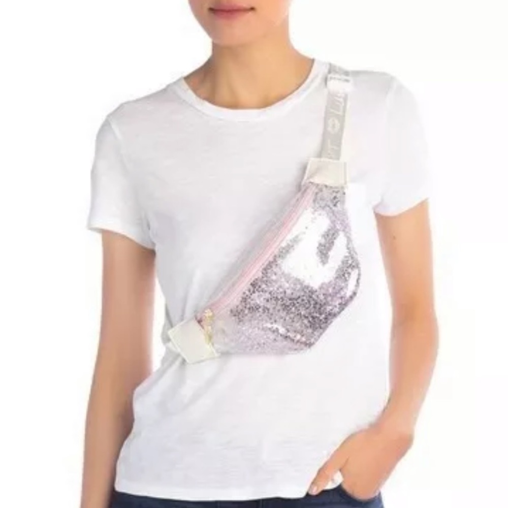 New Betsey By Betsey Johnson Marla Clear Belt Bag